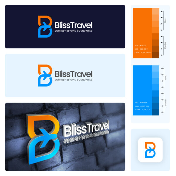 b travel logo