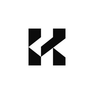 k letter arrow logo