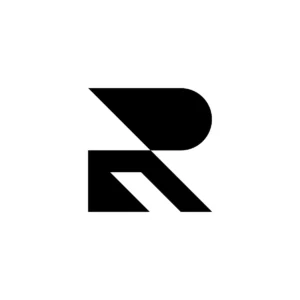 Black Letter R Logo