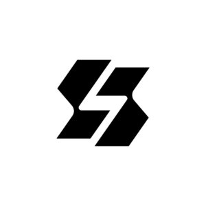 futuristic s logo
