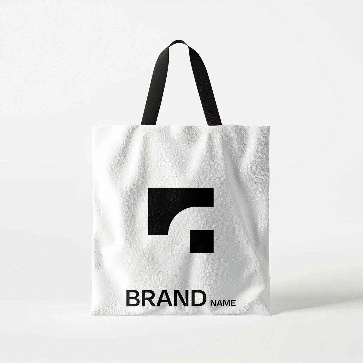 Modern G Letter logo design on shopping bag