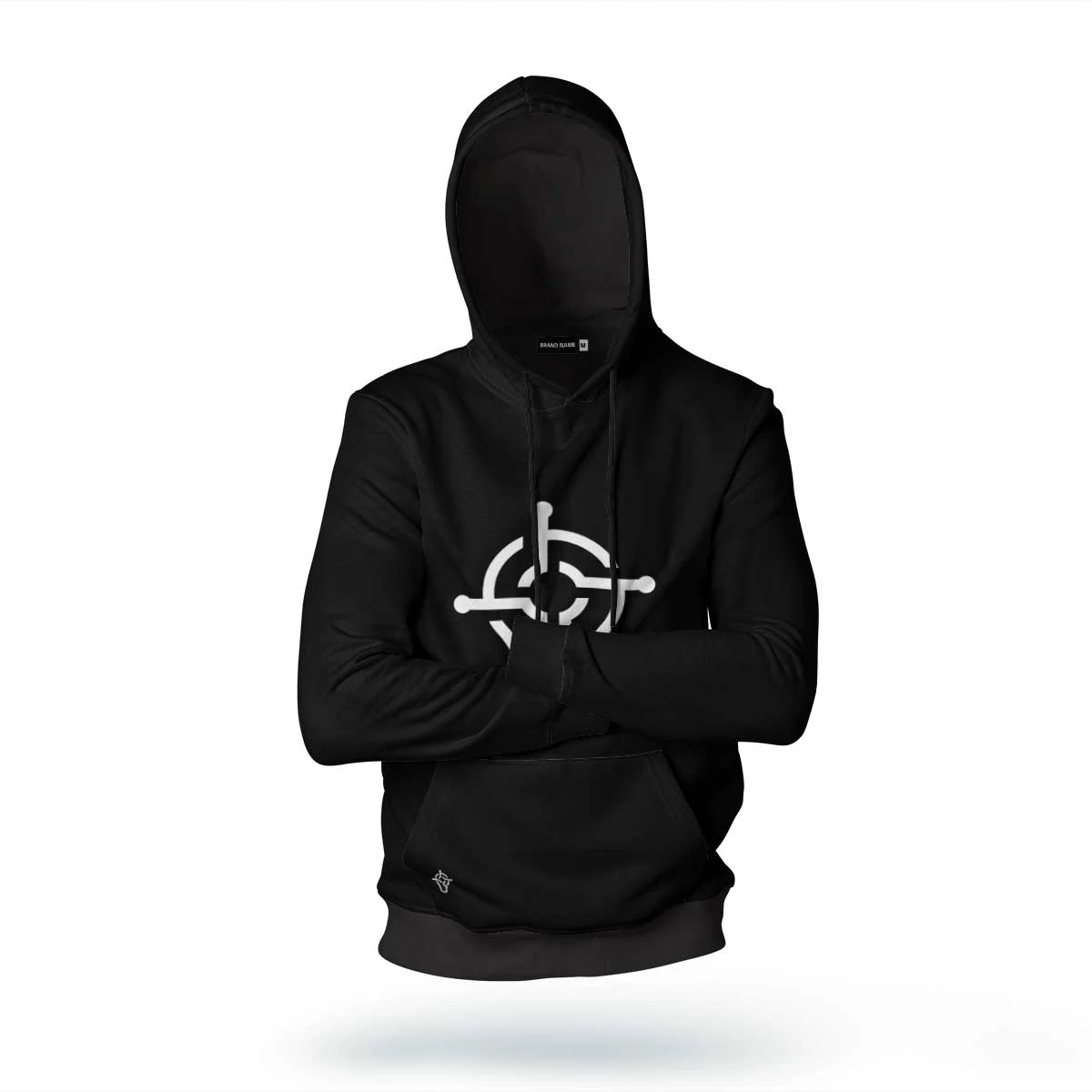 Smart logo hoodie design featuring modern light bulb logo