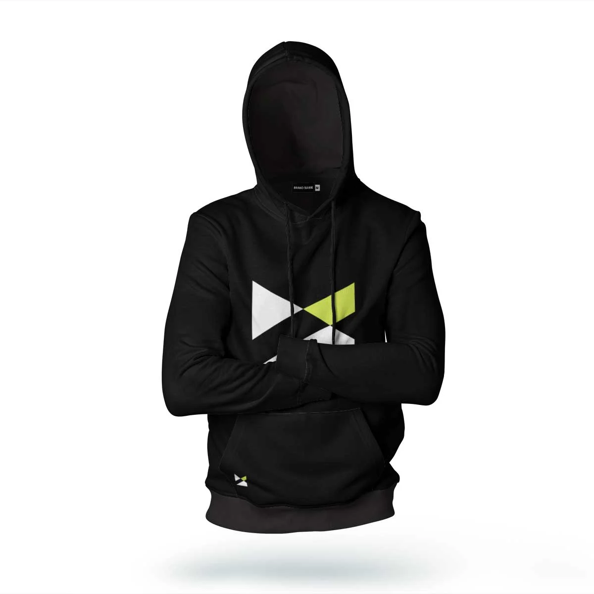 Clean hoodie design with consulting firm logo style