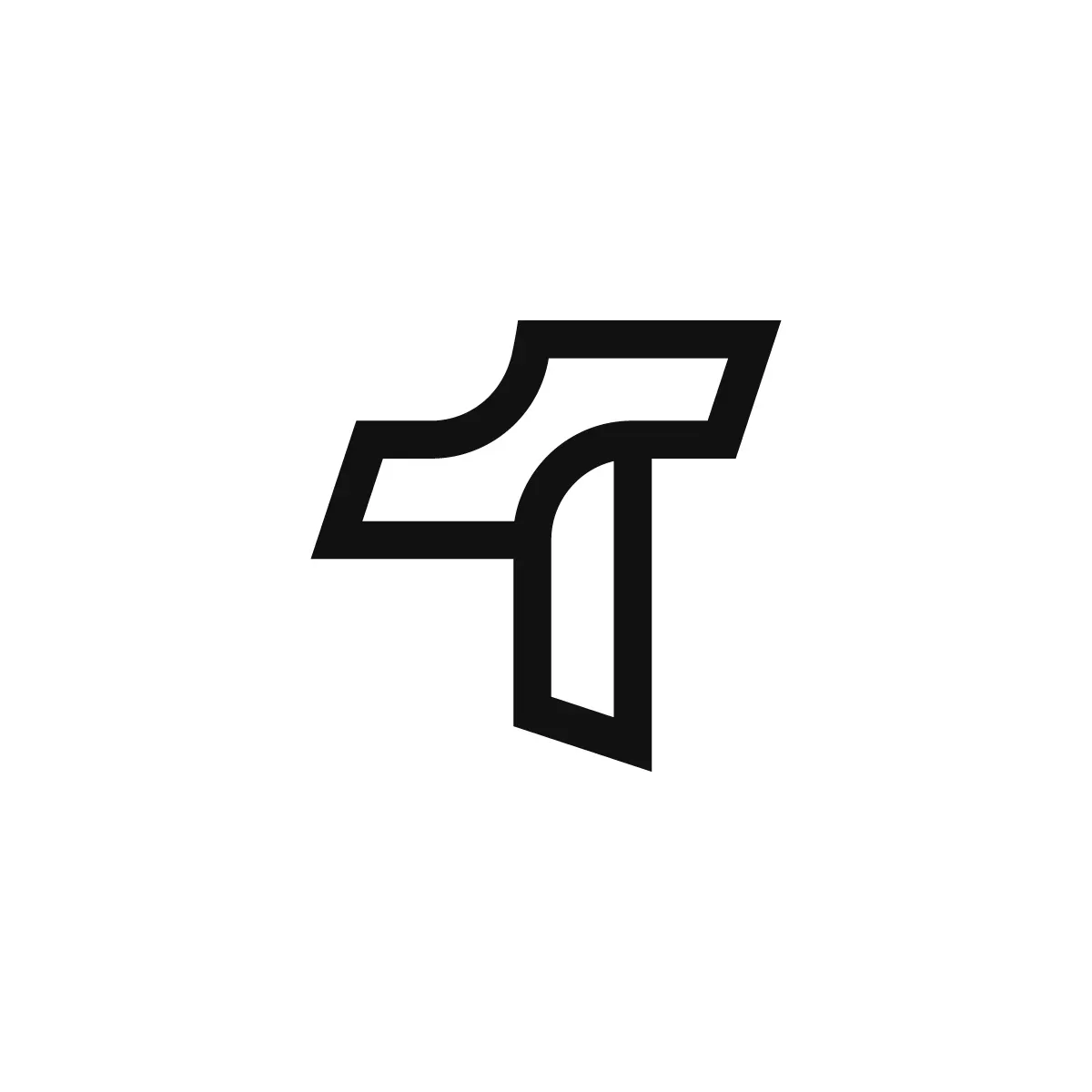 T Letter payment logo