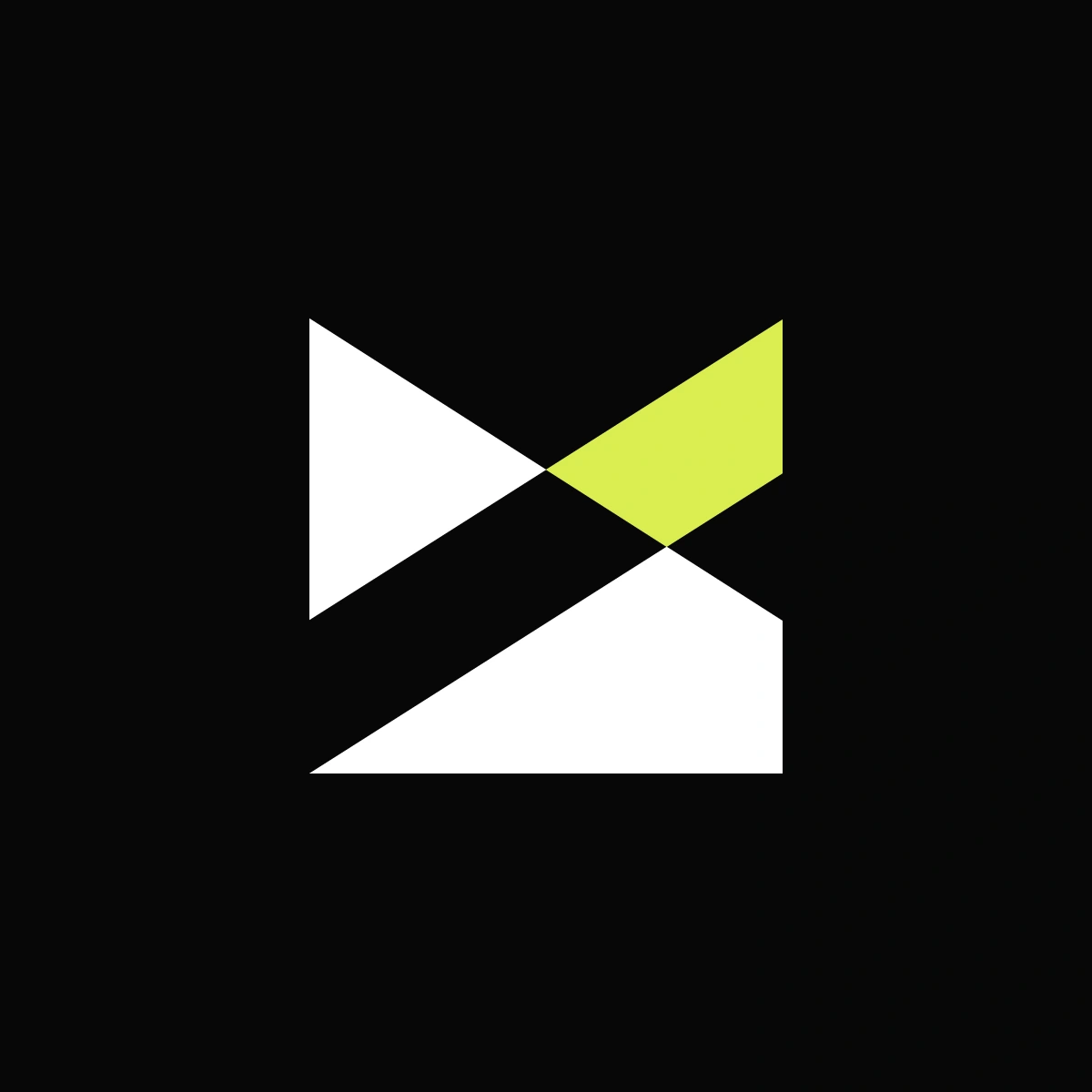 geometric m logo design for sale